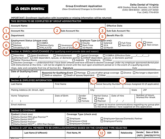 paper enrollment large groups